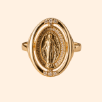 Anillo Virgen Milagrosa Giratoria